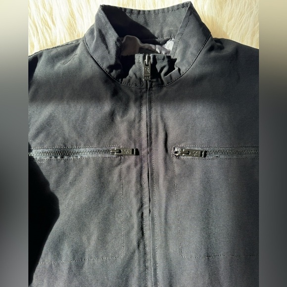 Men’s Express Black Coat Jacket Size Large - Picture 6 of 10